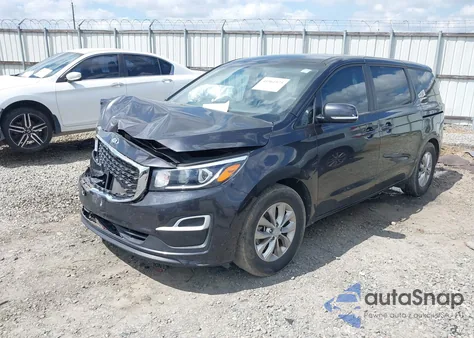 2021 Kia Sedona Lx из США, поврежденный, VIN KNDMB5C19M6668315